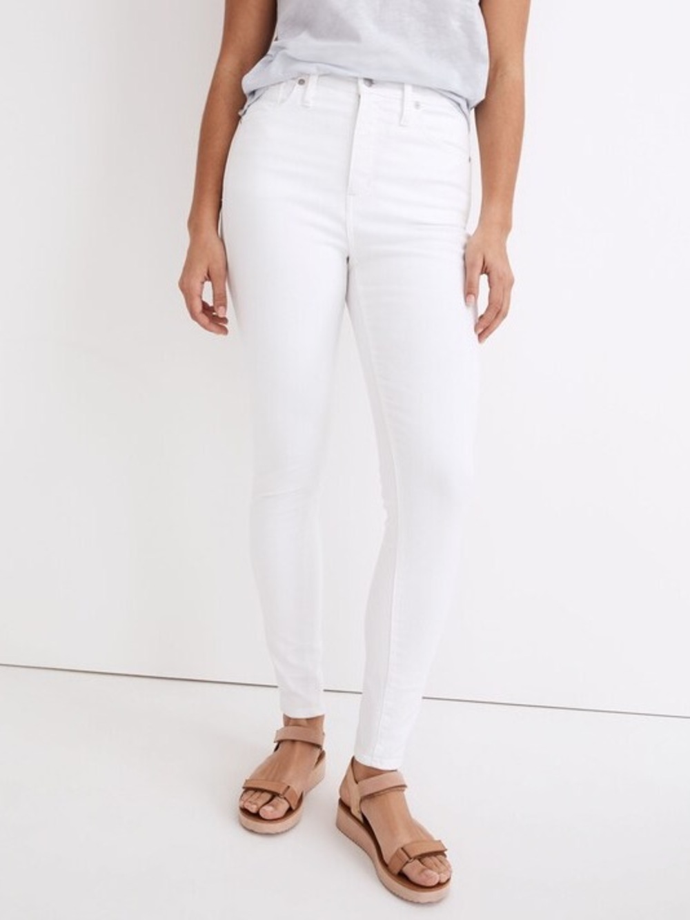 Madewell White 10β High-Rise Skinny Jeans for Women